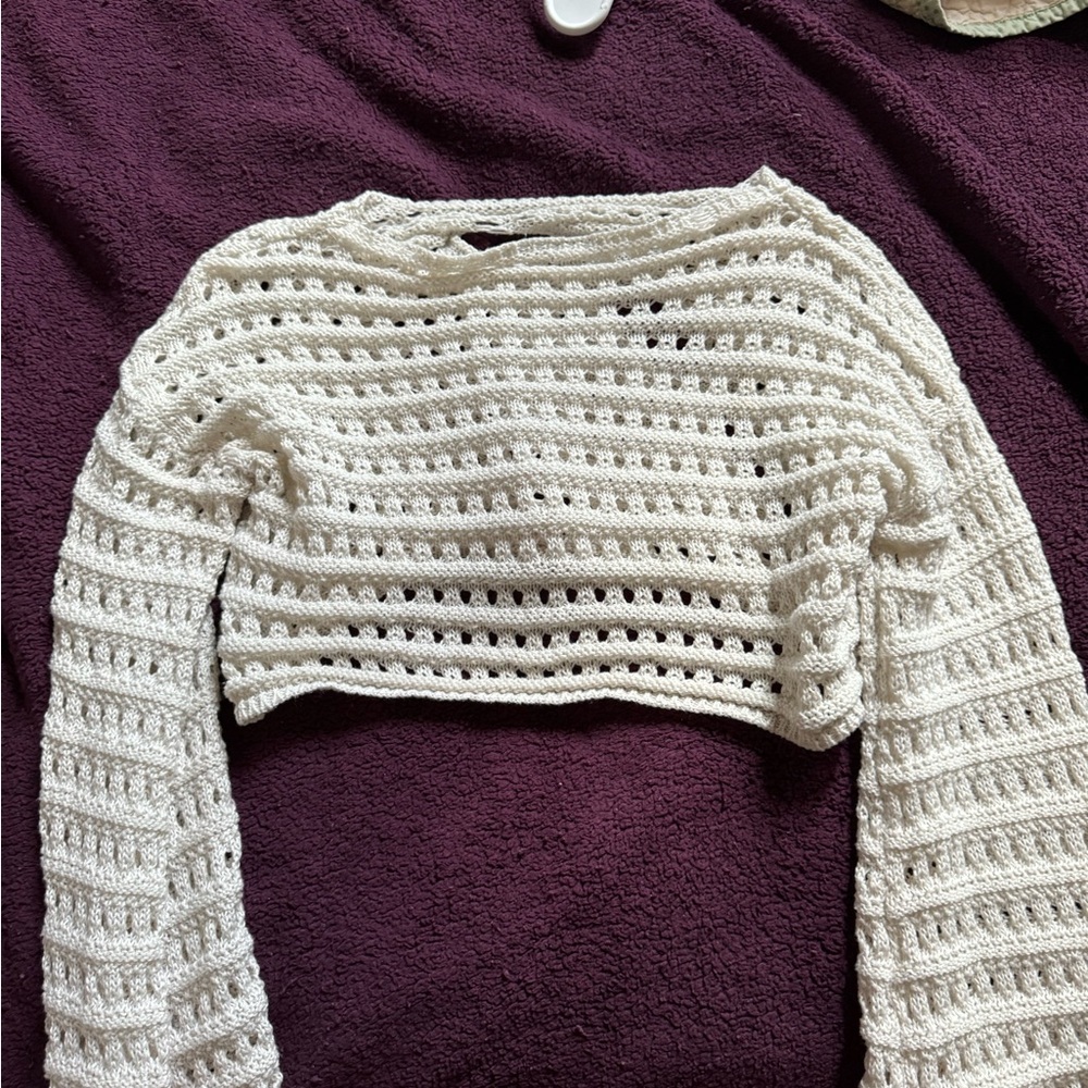 Cropped sweater